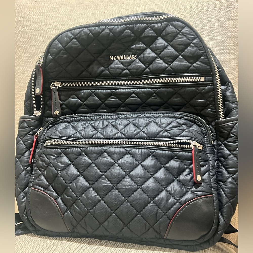 SOLD MZ Wallace Quilted Crosby Backpack